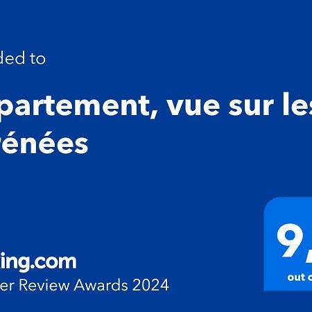 Appartement, Vue Sur Les Pyrenees Pouillon Esterno foto